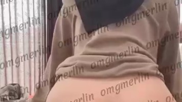 Diajak Senam Sore Wanita Jilbab Montok